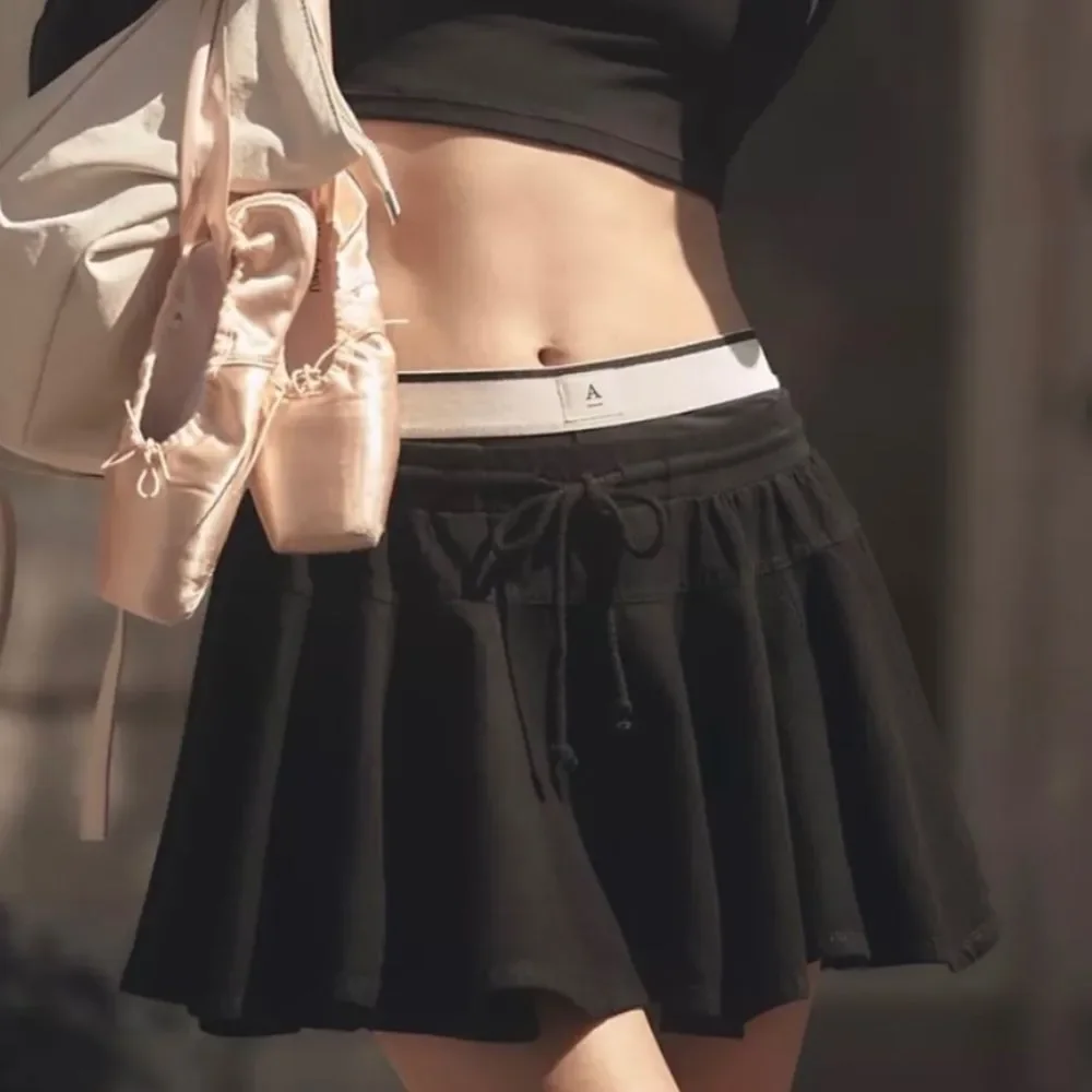 Anthropologie daily practice black skirt